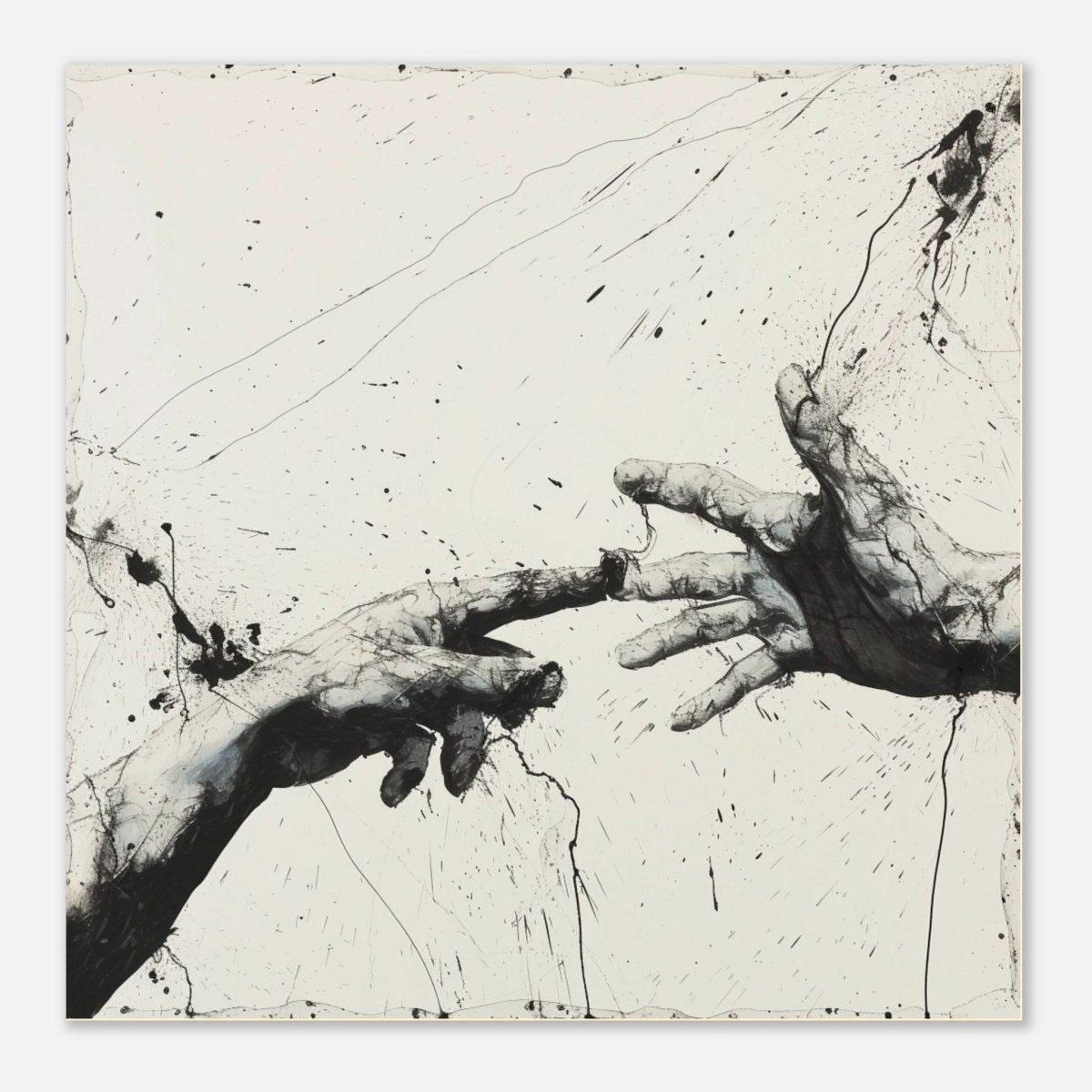 Da Vinci Modern Minimalist Art - Aluminum Print - 50x50 cm / 20x20″ - 