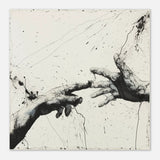 Da Vinci Modern Minimalist Art - Aluminum Print - 50x50 cm / 20x20″ - 