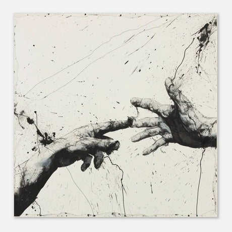 Da Vinci Modern Minimalist Art - Aluminum Print - 50x50 cm / 20x20″ - 