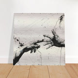 Da Vinci Modern Minimalist Art - Brushed Aluminum Print - 60x60 cm / 24x24″ - 