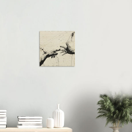Da Vinci Modern Minimalist Art - Wood Prints - 40x40 cm / 16x16″ - 10 mm