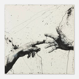 Da Vinci Modern Minimalist Art - Aluminum Print - 40x40 cm / 16x16″ - 