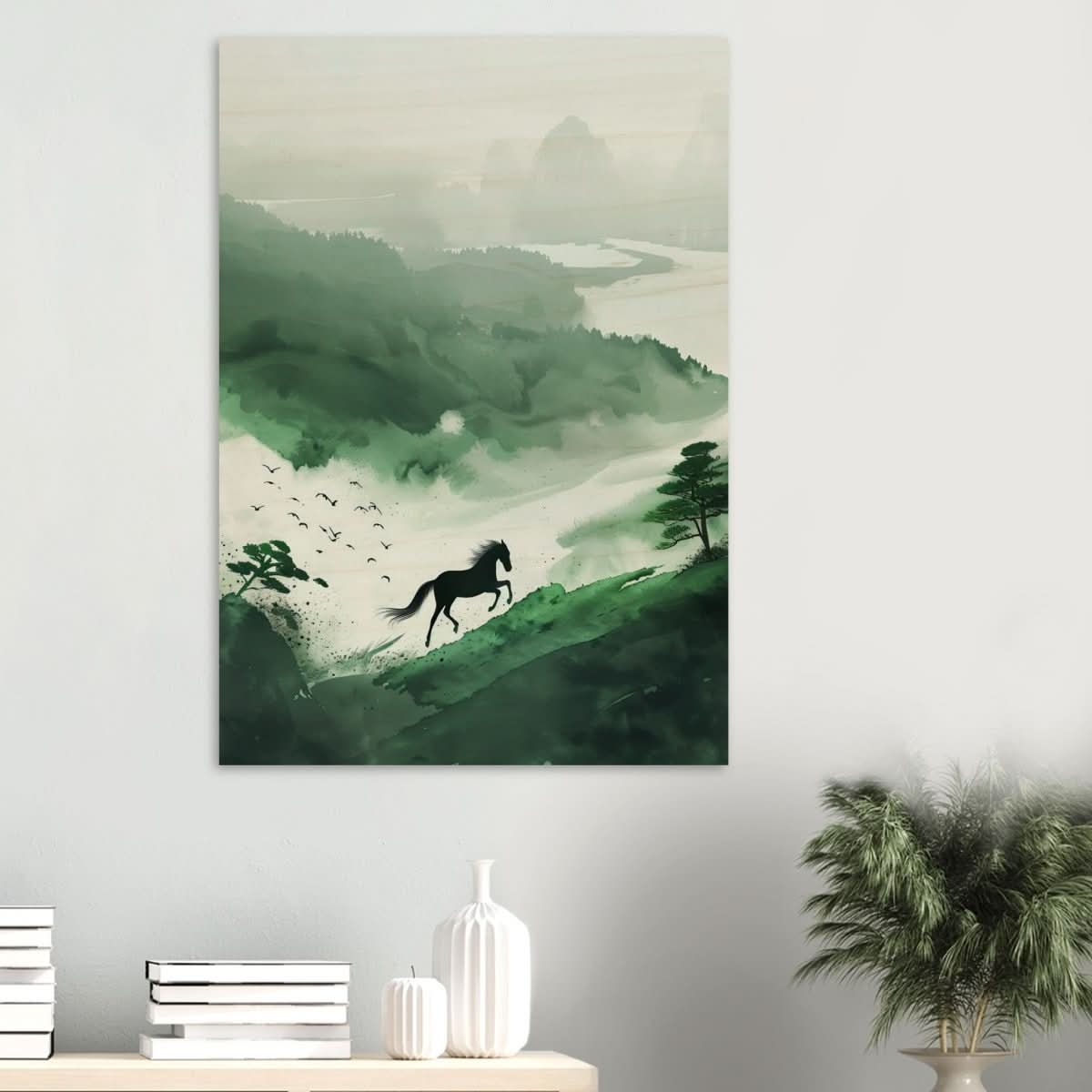 Da Vinci Modern Minimalist Wall Art - Wood Prints - 70x100 cm / 28x40″ - 20 mm