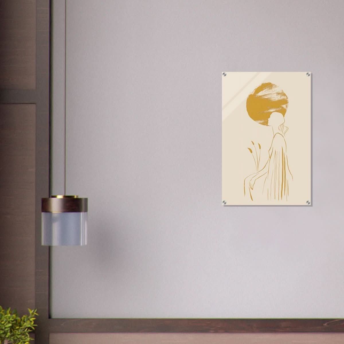 Da Vinci Modern Minimalist Wall Art - Acrylic Print - 50x75 cm / 20x30″ - 