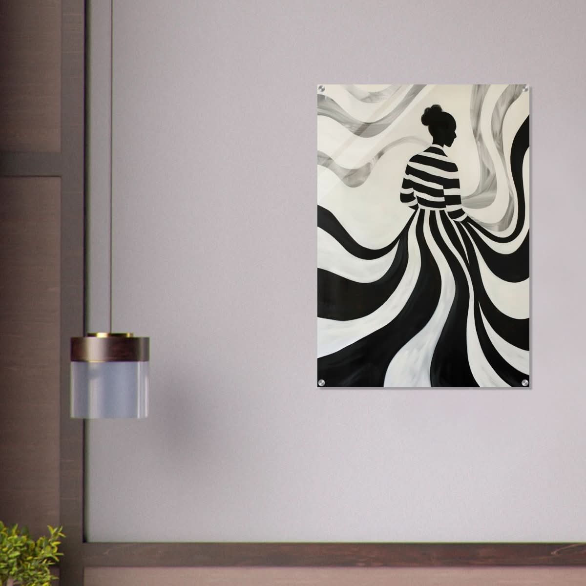 Da Vinci Modern Minimalist Wall Art - Acrylic Print - 70x100 cm / 28x40″ - 