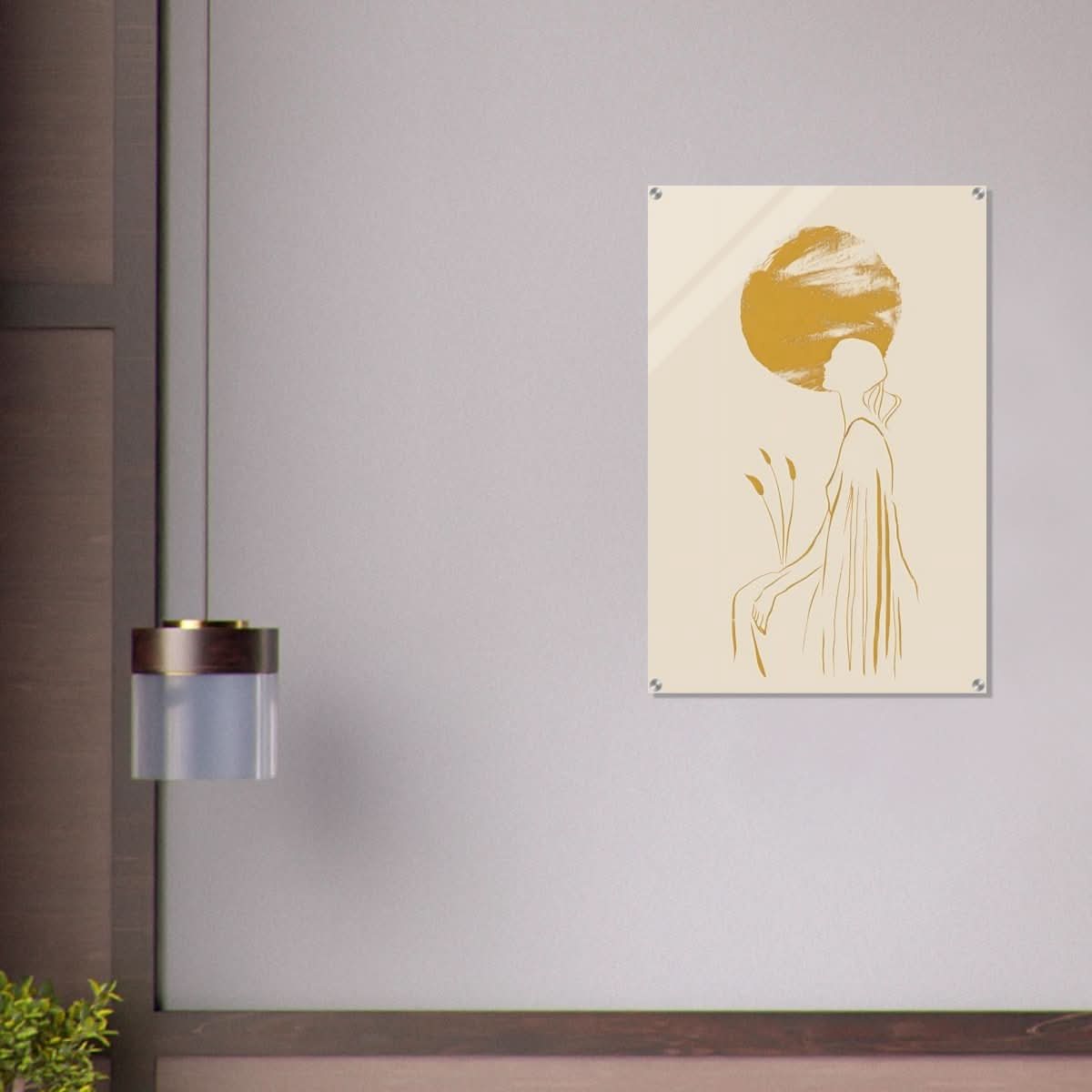 Da Vinci Modern Minimalist Wall Art - Acrylic Print - 60x90 cm / 24x36″ - 