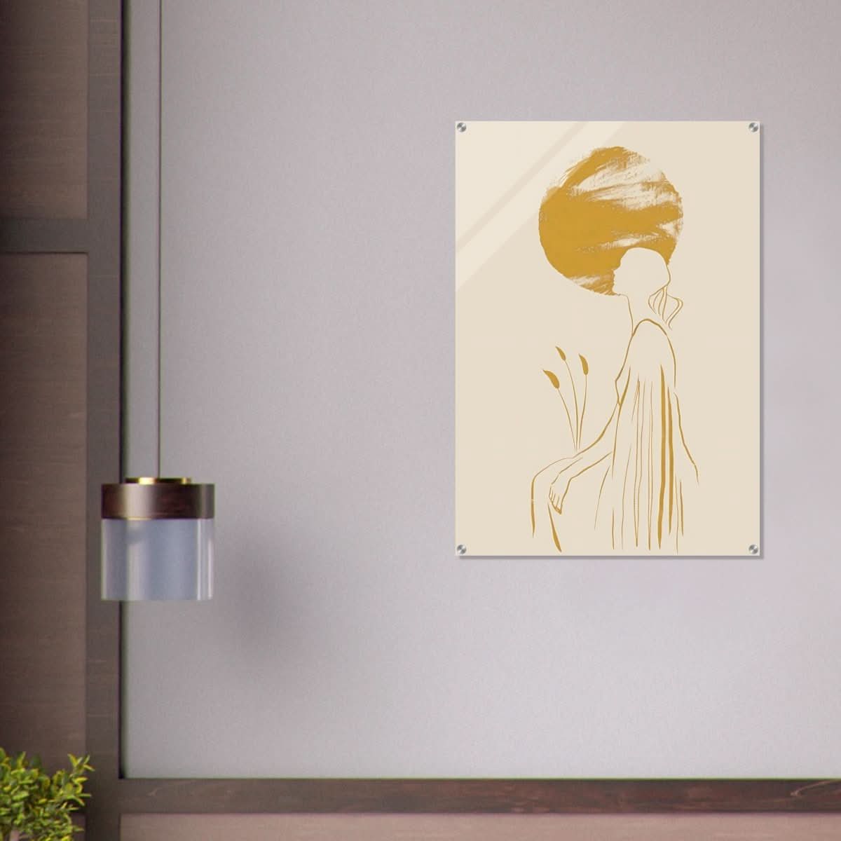 Da Vinci Modern Minimalist Wall Art - Acrylic Print - 70x100 cm / 28x40″ - 