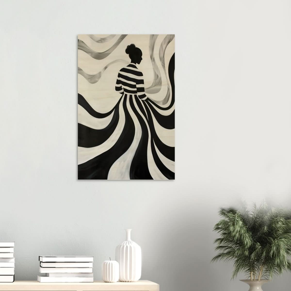 Da Vinci Modern Minimalist Wall Art - Wood Prints - 50x75 cm / 20x30″ - 10 mm