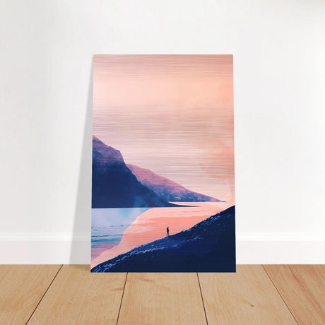 Da Vinci Modern Nature Wall art Print | Modern Wall art Print - Brushed Aluminum Print - 30x45 cm / 12x18″ - 