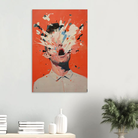 Da Vinci Modern Pop art Wall Art - Wood Prints - 60x90 cm / 24x36″ - 20 mm