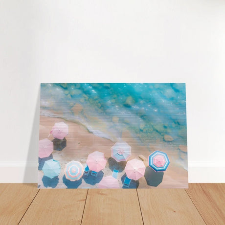 Da Vinci Modern Wall art | Beach - Brushed Aluminum Print - 70x100 cm / 28x40″ - 