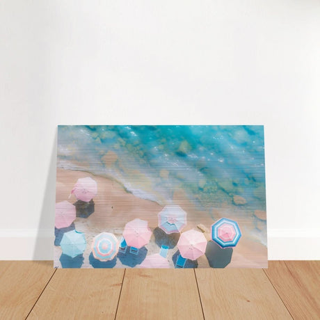 Da Vinci Modern Wall art | Beach - Brushed Aluminum Print - 40x60 cm / 16x24″ - 