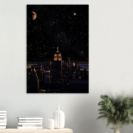 Da Vinci Modern Wall Art | Night - Wood Prints - 70x100 cm / 28x40″ - 10 mm