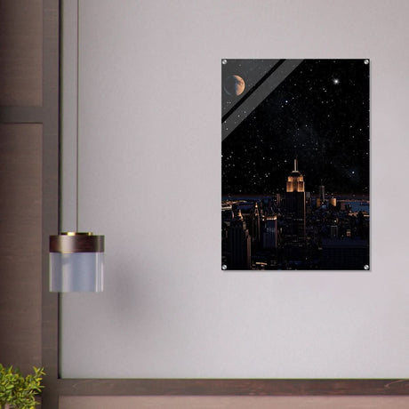 Da Vinci Modern Wall Art | Night - Acrylic Print - 70x100 cm / 28x40″ - 