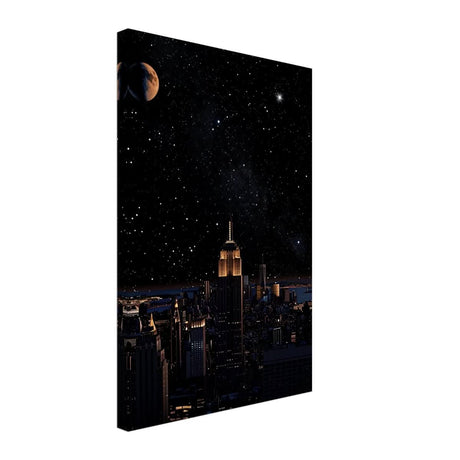 Da Vinci Modern Wall Art | Night - Canvas - 40x60 cm / 16x24″ - Thick