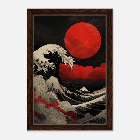 Da Vinci Modern Wall art print | Modern Art | Red Moon - Acrylic Print - 30x45 cm / 12x18″ - 