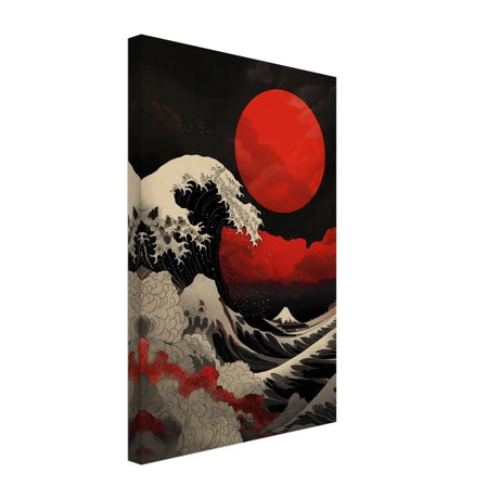 Da Vinci Modern Wall art print | Modern Art | Red Moon - Canvas - 30x45 cm / 12x18″ - 