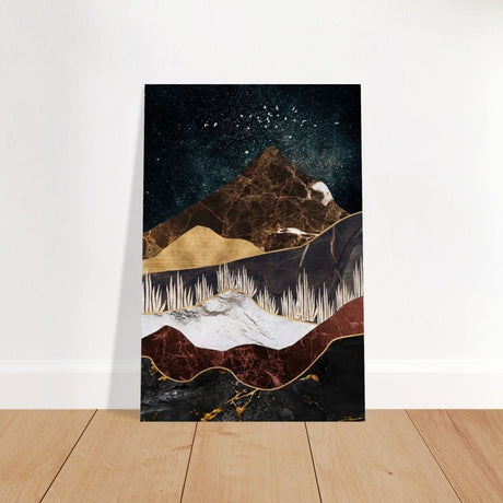 Da Vinci Modern Wall art Print | Modern Wall art Print - Brushed Aluminum Print - 30x45 cm / 12x18″ - 