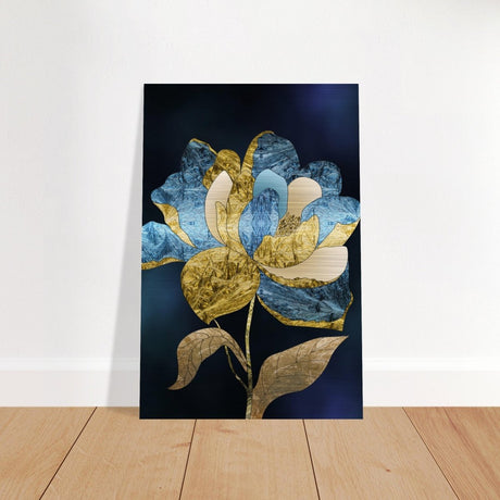 Da Vinci Modern Wall art Print | Modern Wall art Print - Brushed Aluminum Print - 30x45 cm / 12x18″ - 