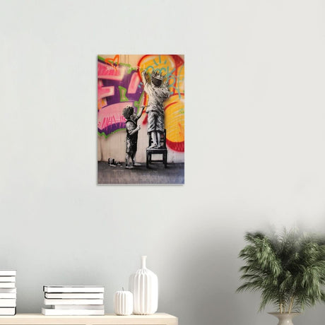 Da Vinci Modern Wall Art | Street Art - Wood Prints - 40x60 cm / 16x24″ - 20 mm