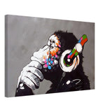 Da Vinci Modern Wall Art | Street Art - Canvas - 40x60 cm / 16x24″ - Slim