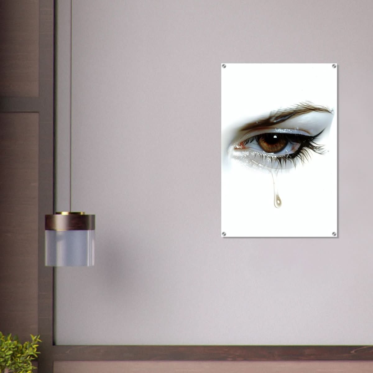 Da Vinci Modern Wall Art | Tears - Acrylic Print - 60x90 cm / 24x36″ - 