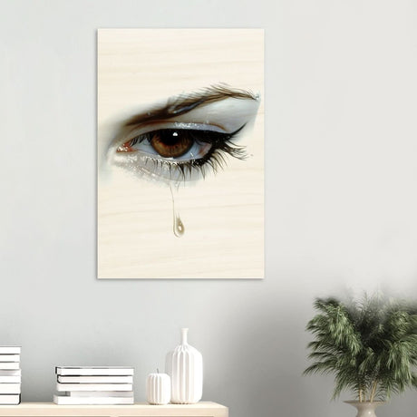 Da Vinci Modern Wall Art | Tears - Wood Prints - 60x90 cm / 24x36″ - 20 mm
