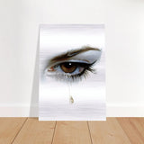 Da Vinci Modern Wall Art | Tears - Brushed Aluminum Print - 70x100 cm / 28x40″ - 