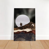 Da Vinci Modern Wall Art - Brushed Aluminum Print - 30x45 cm / 12x18″ - 