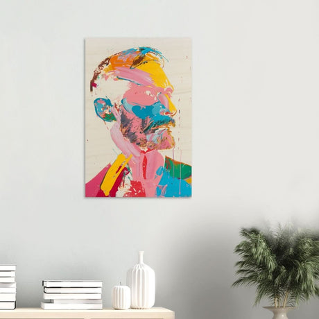 Da Vinci Modern Wall Art - Wood Prints - 50x75 cm / 20x30″ - 20 mm