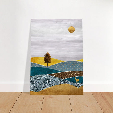 Da Vinci Modern Wall art - Brushed Aluminum Print - 70x100 cm / 28x40″ - 