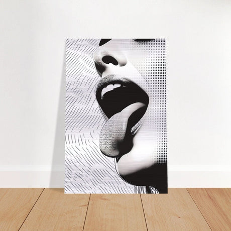 Da Vinci Modern Wall Art - Brushed Aluminum Print - 40x60 cm / 16x24″ - 