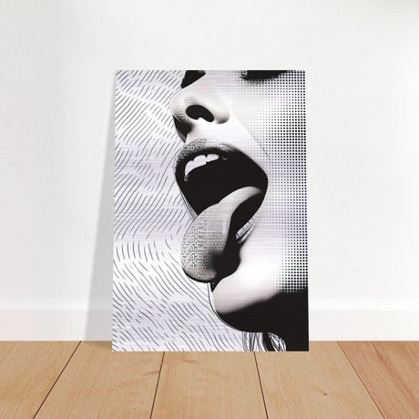 Da Vinci Modern Wall Art - Brushed Aluminum Print - 70x100 cm / 28x40″ - 