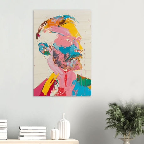 Da Vinci Modern Wall Art - Wood Prints - 60x90 cm / 24x36″ - 10 mm