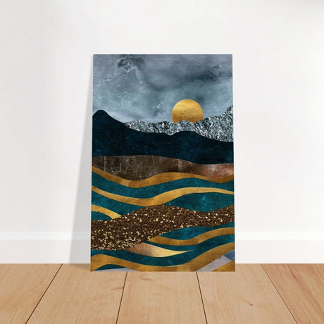 Da Vinci Modern Wall Art - Brushed Aluminum Print - 60x90 cm / 24x36″ - 