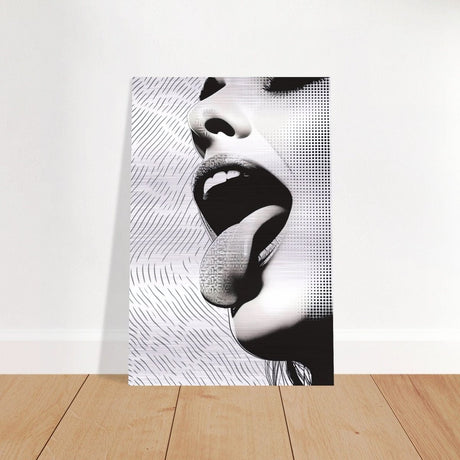 Da Vinci Modern Wall Art - Brushed Aluminum Print - 60x90 cm / 24x36″ - 