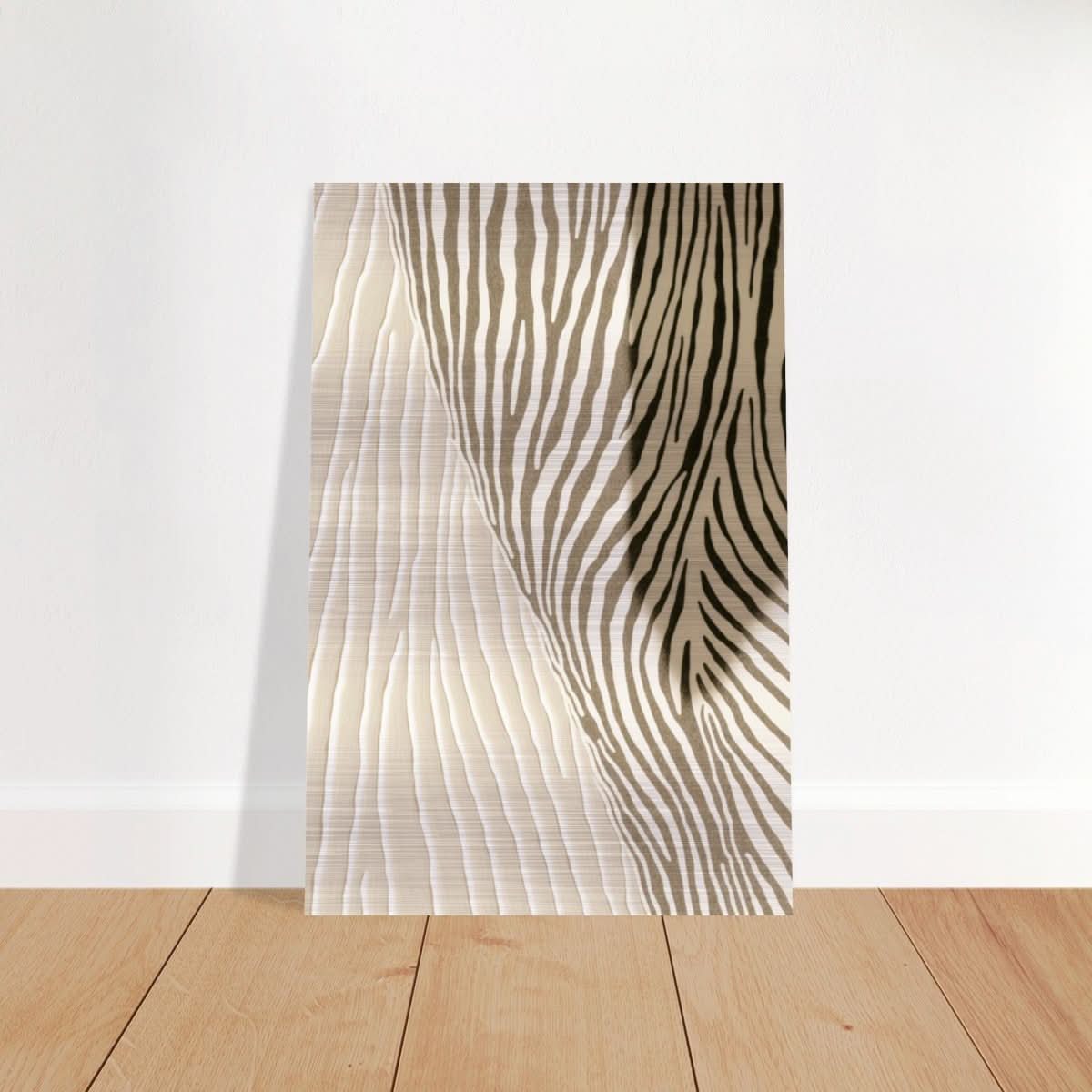 Da Vinci Modern Wall Art - Brushed Aluminum Print - 30x45 cm / 12x18″ - 