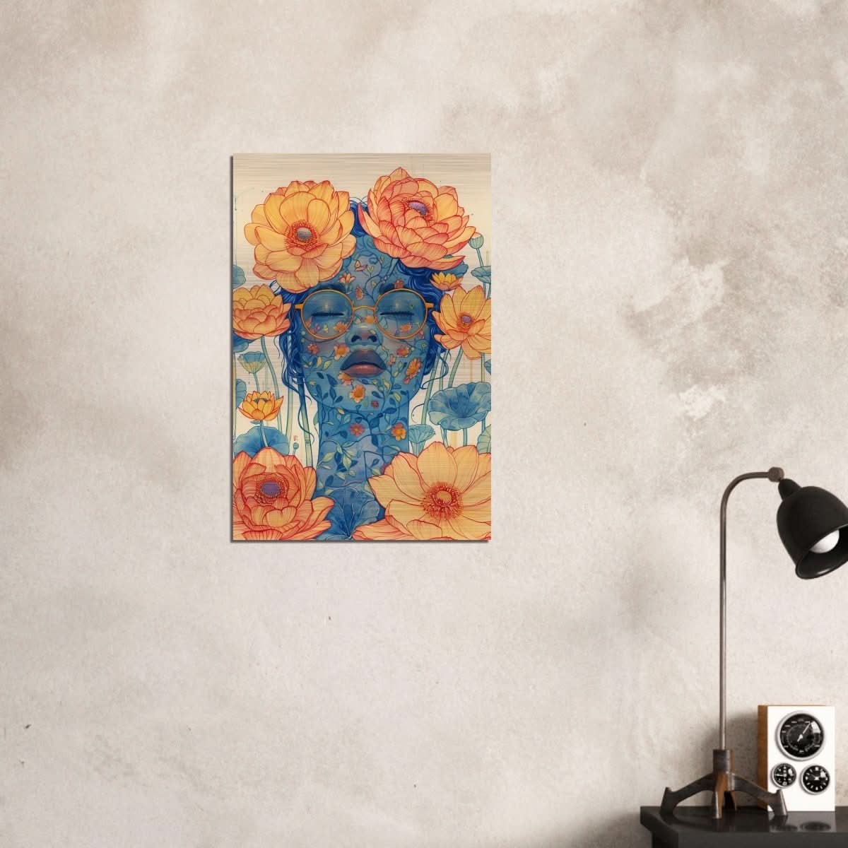 Da Vinci Modern Wall Art - Brushed Aluminum Print - 50x75 cm / 20x30″ - 