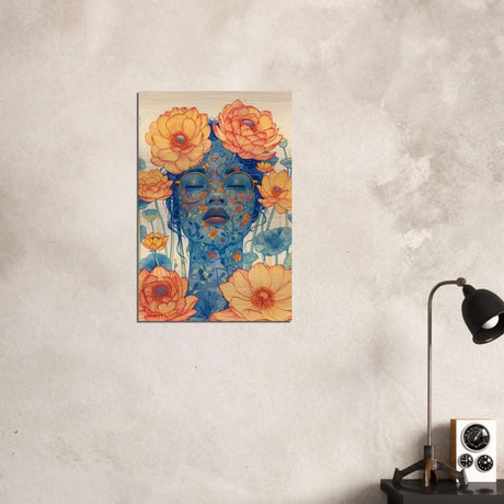 Da Vinci Modern Wall Art - Brushed Aluminum Print - 50x75 cm / 20x30″ - 