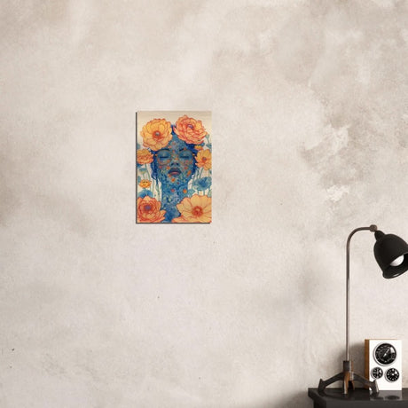 Da Vinci Modern Wall Art - Brushed Aluminum Print - 30x45 cm / 12x18″ - 