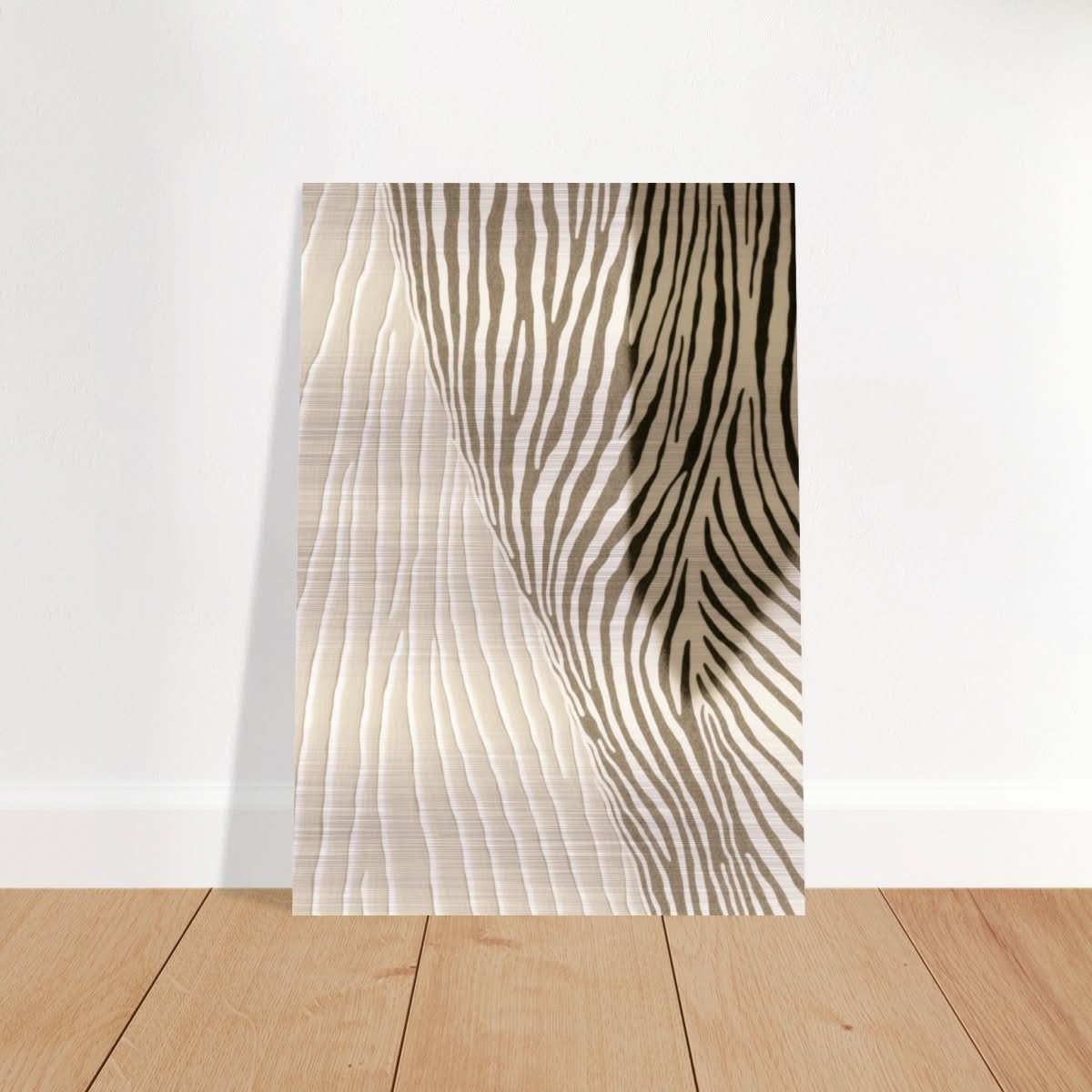 Da Vinci Modern Wall Art - Brushed Aluminum Print - 70x100 cm / 28x40″ - 