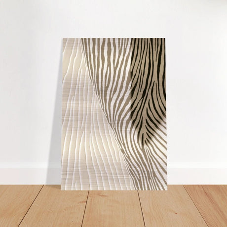Da Vinci Modern Wall Art - Brushed Aluminum Print - 70x100 cm / 28x40″ - 