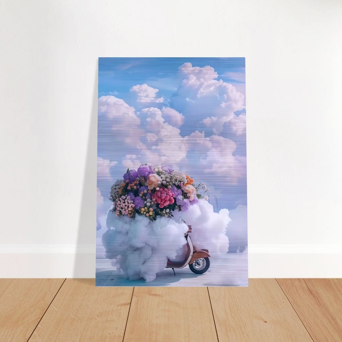 Da Vinci Modern Wall Art - Brushed Aluminum Print - 40x60 cm / 16x24″ - 