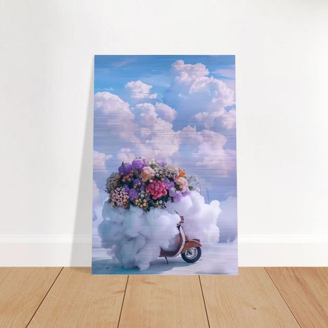 Da Vinci Modern Wall Art - Brushed Aluminum Print - 40x60 cm / 16x24″ - 