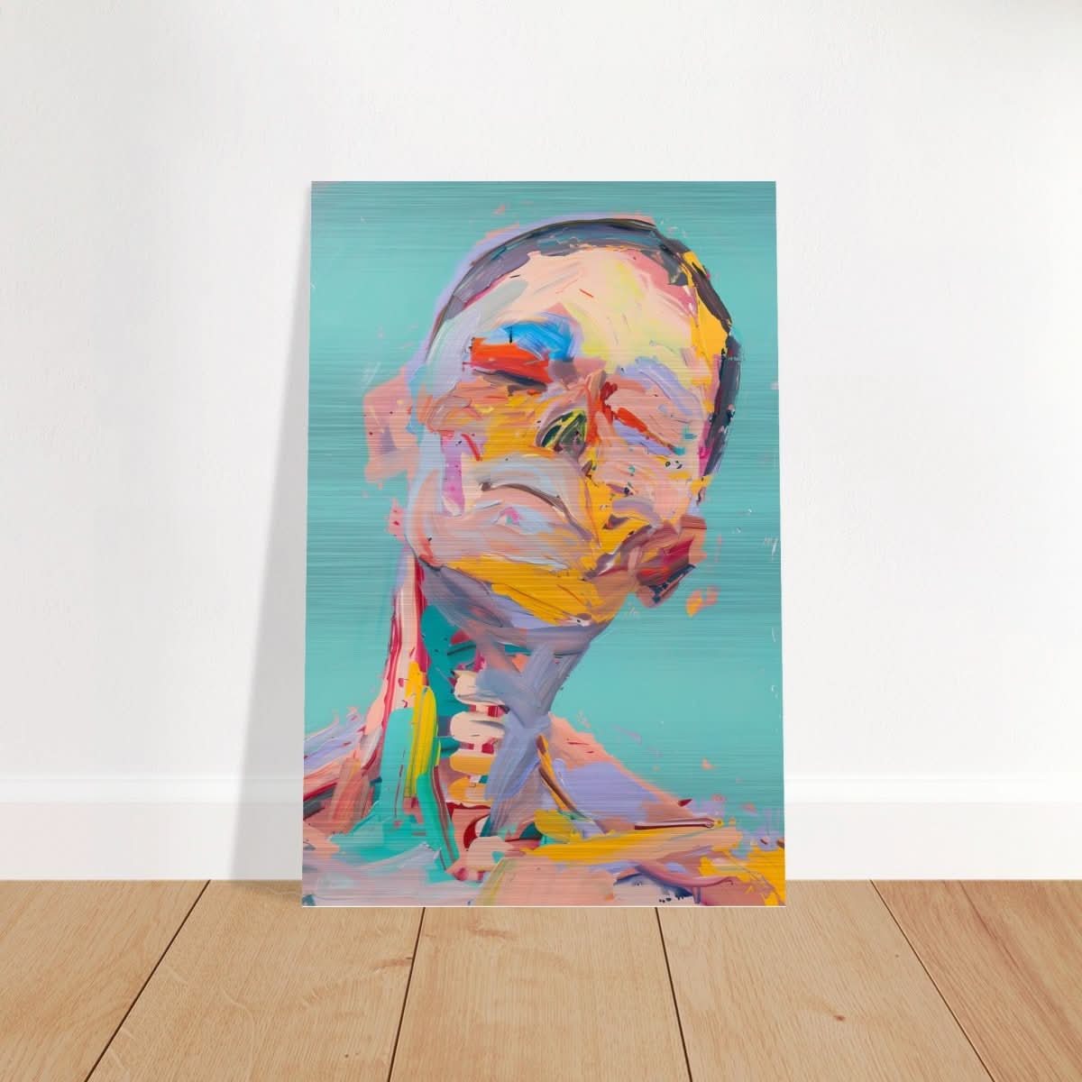Da Vinci Modern Wall Art - Brushed Aluminum Print - 40x60 cm / 16x24″ - 