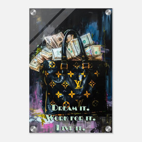 Da Vinci Motivational Art Wall art print | LV | Dream it - Acrylic Print - 30x45 cm / 12x18″ - 