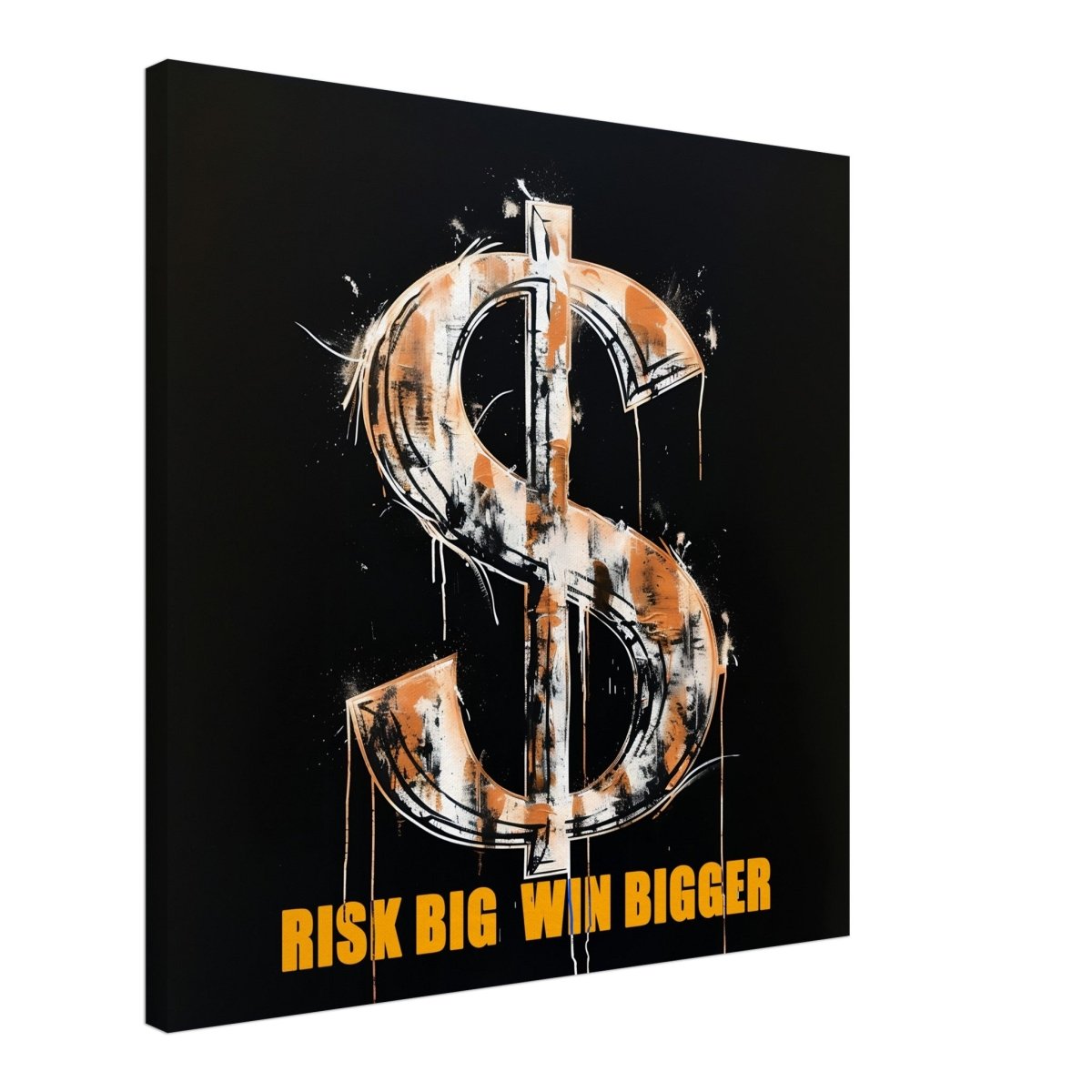 Da Vinci Motivational Art Wall art print | Risk Big Win Bigger - Acrylic Print - 30x30 cm / 12x12″ - 