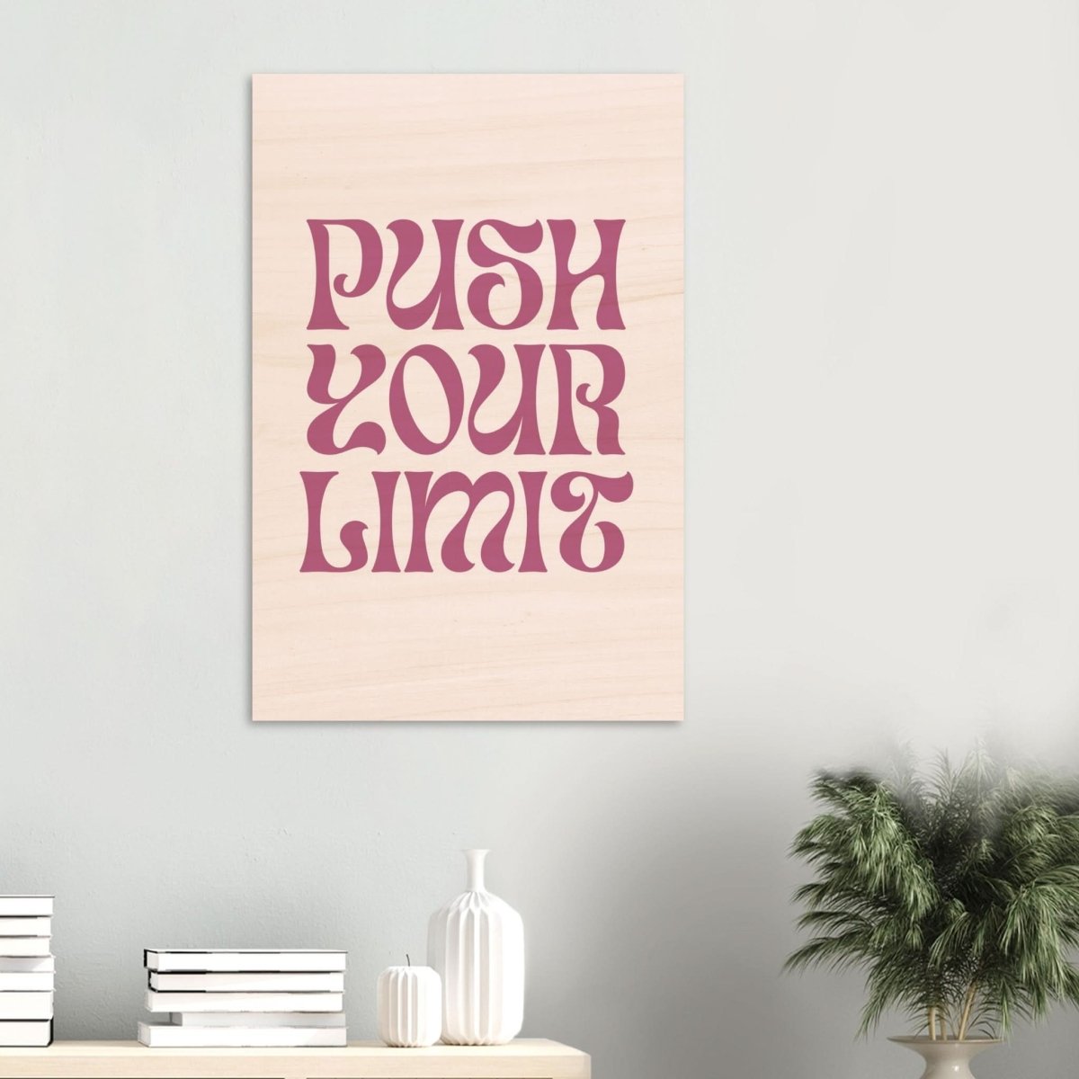Da Vinci Motivational Minimalist Art - Wood Prints - 60x90 cm / 24x36″ - 20 mm