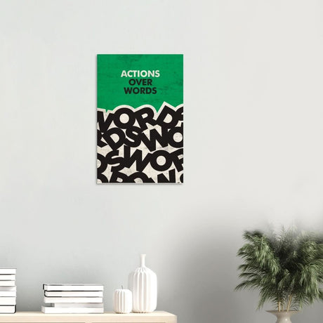 Da Vinci Motivational Wall art | Actions - Wood Prints - 40x60 cm / 16x24″ - 20 mm
