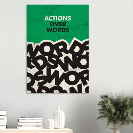 Da Vinci Motivational Wall art | Actions - Wood Prints - 70x100 cm / 28x40″ - 10 mm